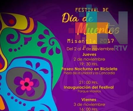 El próximo cuatro de noviembre Misantla festejará el Día de Muertos