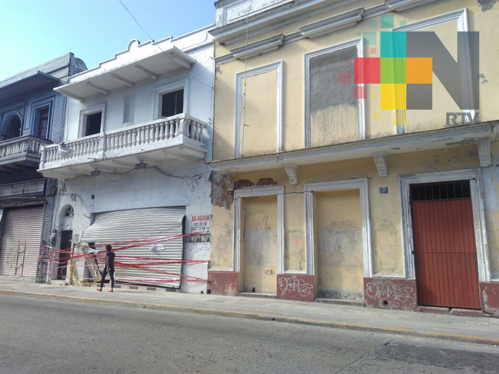 Había trabajos de construcción sin permisos en edificio con derrumbe en el centro de Veracruz: INAH