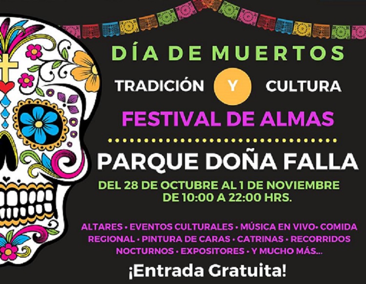 Tradición y cultura en el Festival de las Almas en el parque Doña Falla