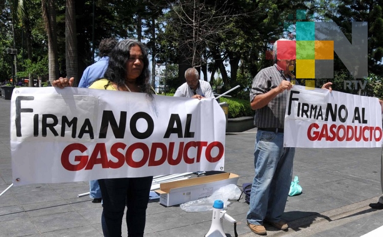 Integrantes de la sociedad piden se revise el paso del gasoducto