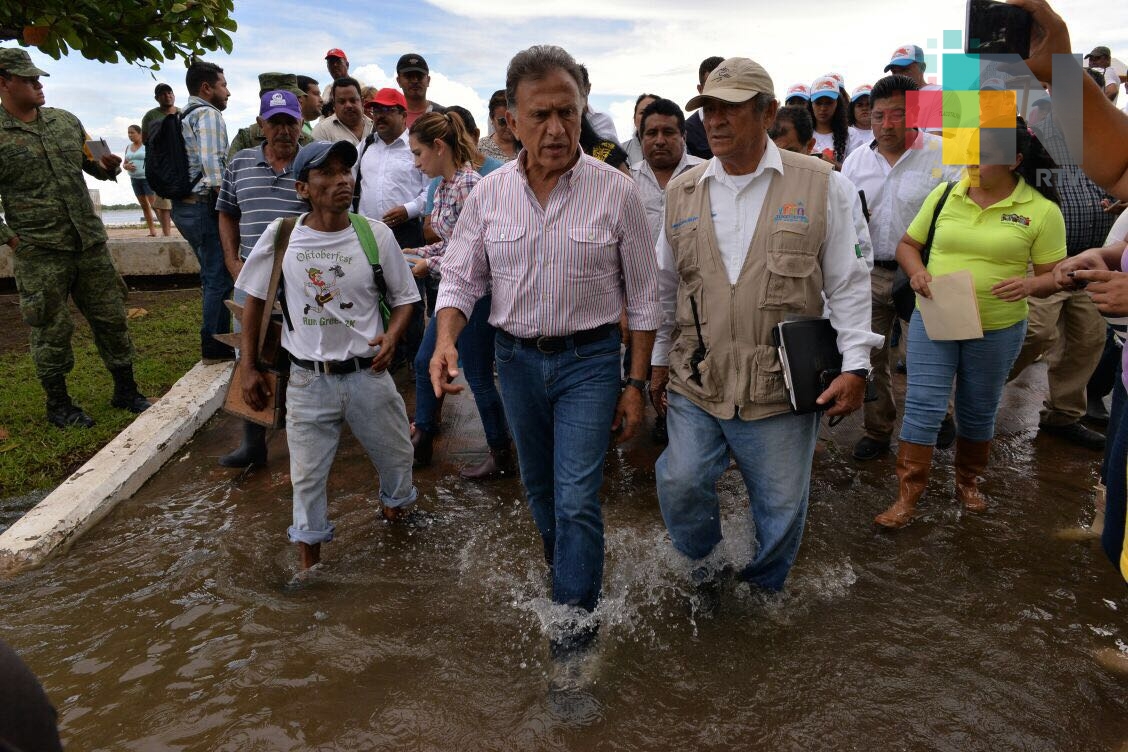 Subirá el nivel del río Papaloapan, pero no se inundará Tlacotalpan: Gobernador Yunes