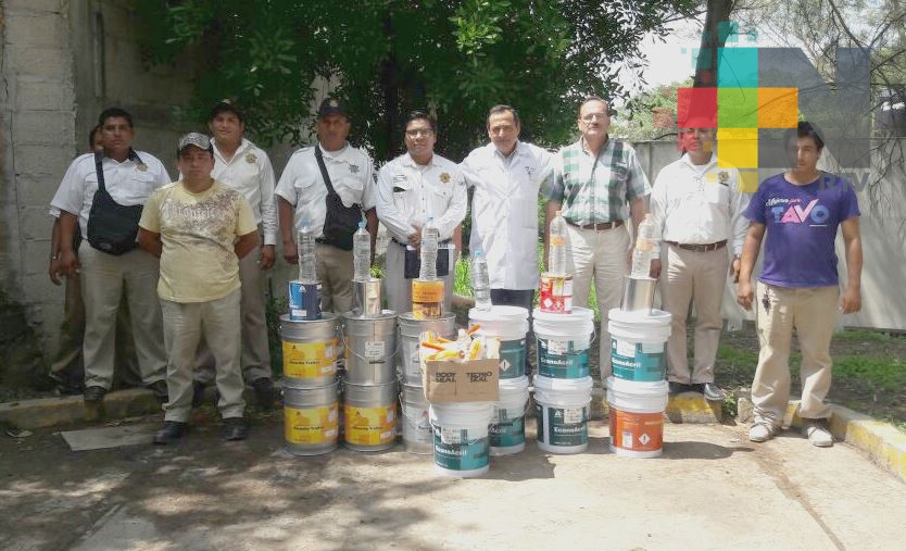 Ayuntamiento de Tuxpan coadyuva en el mantenimiento del Hospital civil Emilio Alcázar