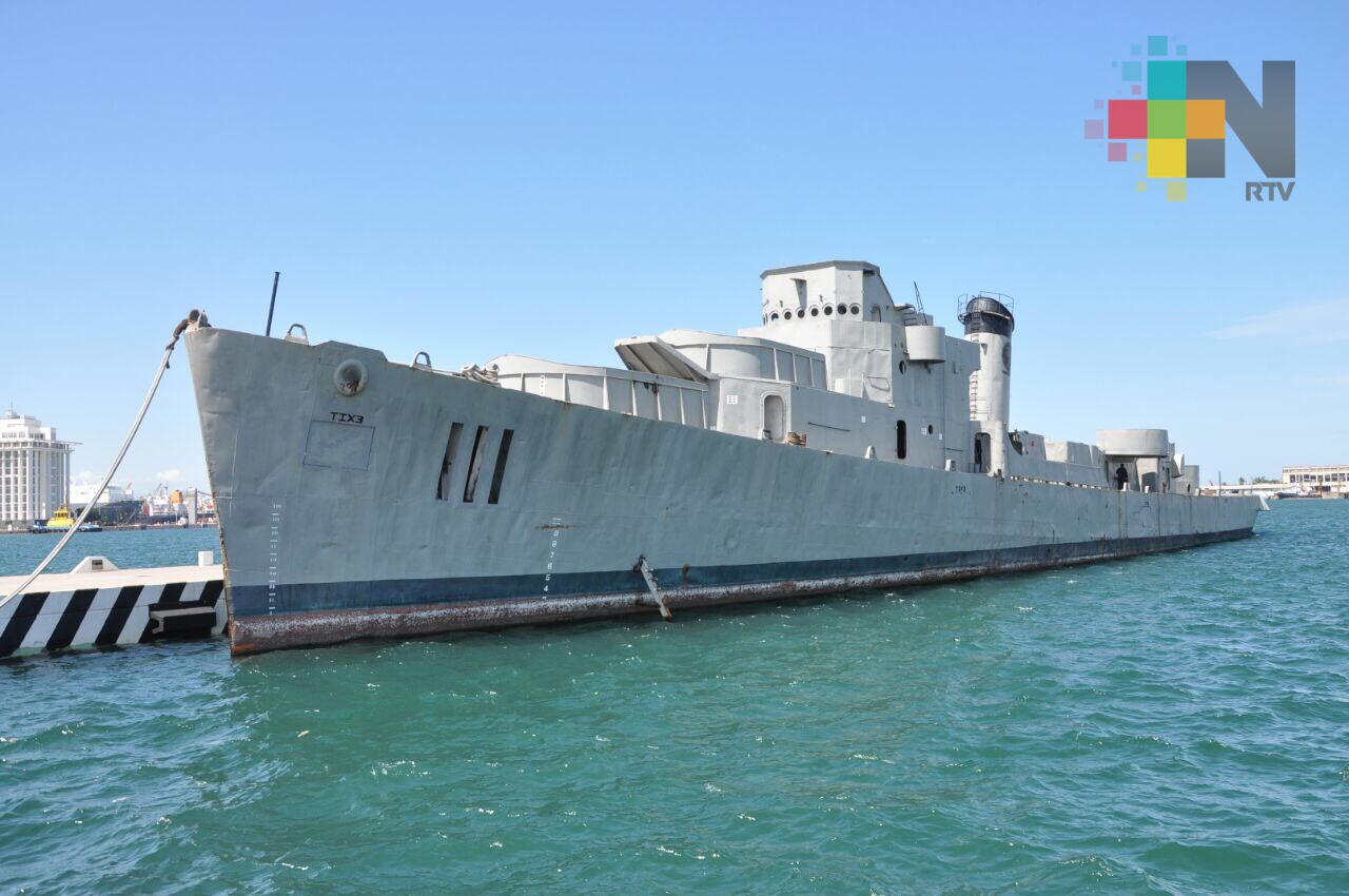 Invitan a conocer buque antes de su hundimiento, en Veracruz