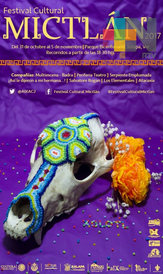 Esperan diez mil asistentes en el Festival Cultural Mictlán 2017, en el Parque Bicentenario