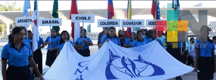 Vistoso acto inaugural del Panamericano de Apnea