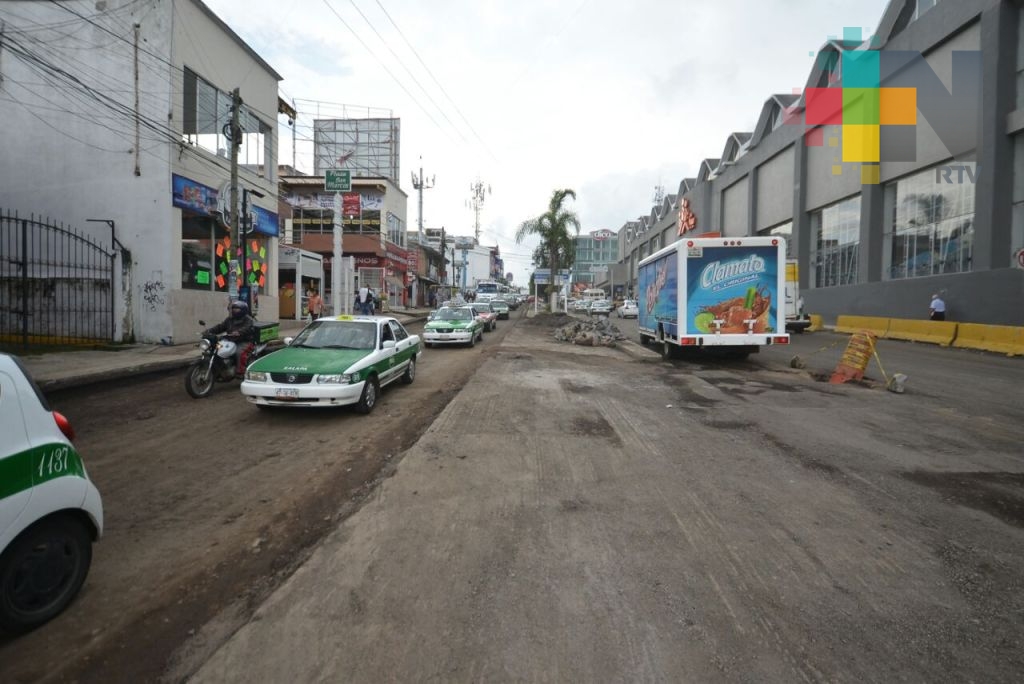 Inician reparación de la avenida Antonio Chedraui Caram, en Xalapa