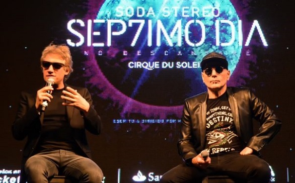 Espectáculo de Cirque du Soleil une a exintegrantes de Soda Stereo