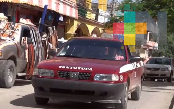 Iniciarán operativos para verificar empadronamiento de taxis en Tantoyuca