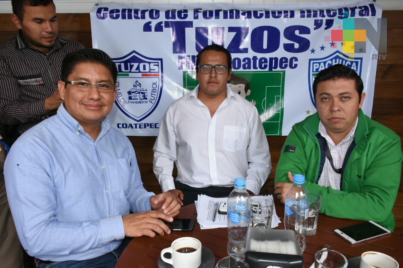 Tuzos Coatepec le apuesta al deporte para alejar a niños y jóvenes de las drogas y la delincuencia