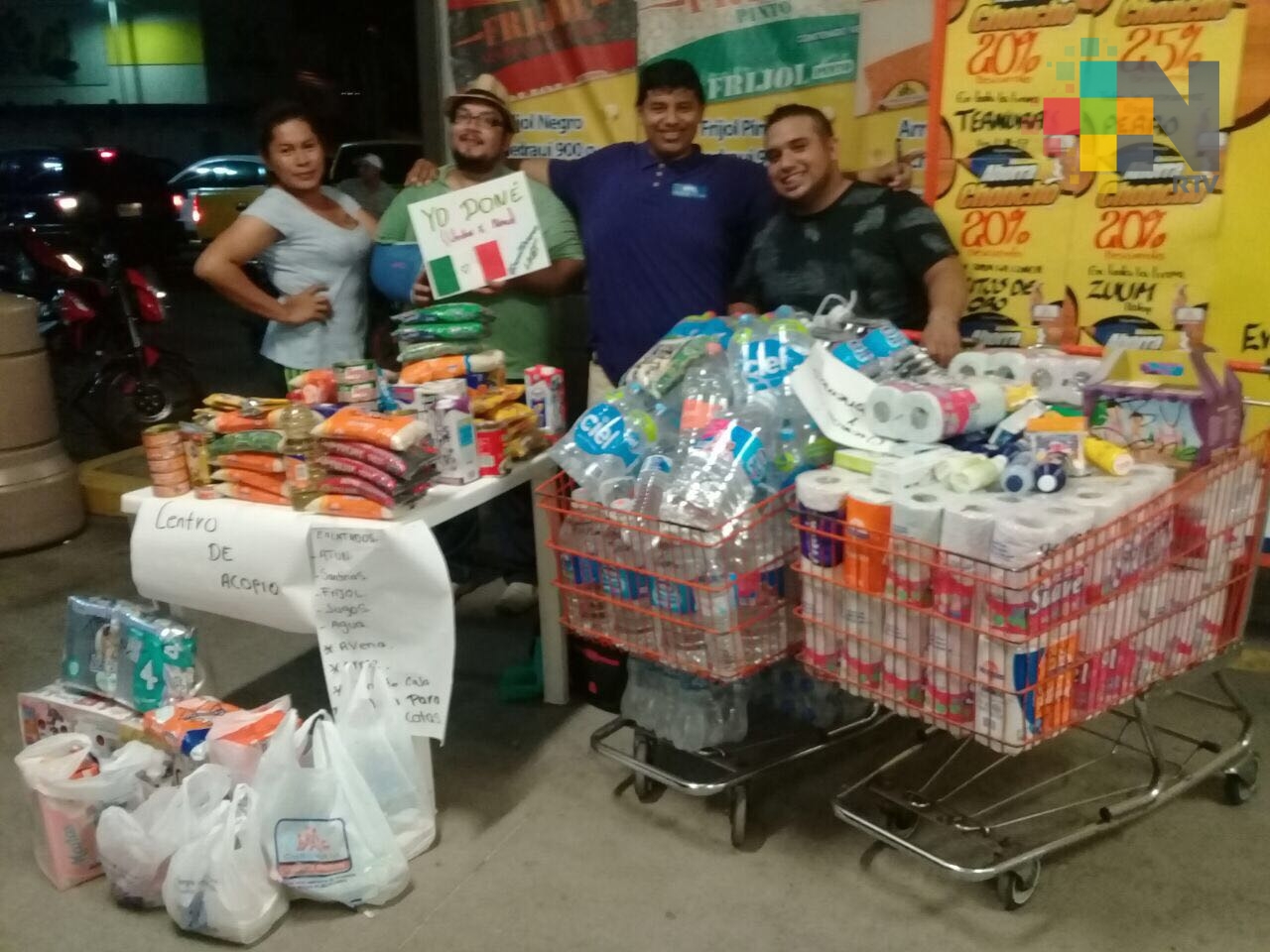 Organización “Orgullo gay de Tierra Blanca” recolecta víveres para damnificados de Oaxaca