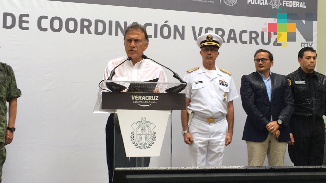 Disminuye incidencia delictiva en Veracruz: Gobernador Yunes