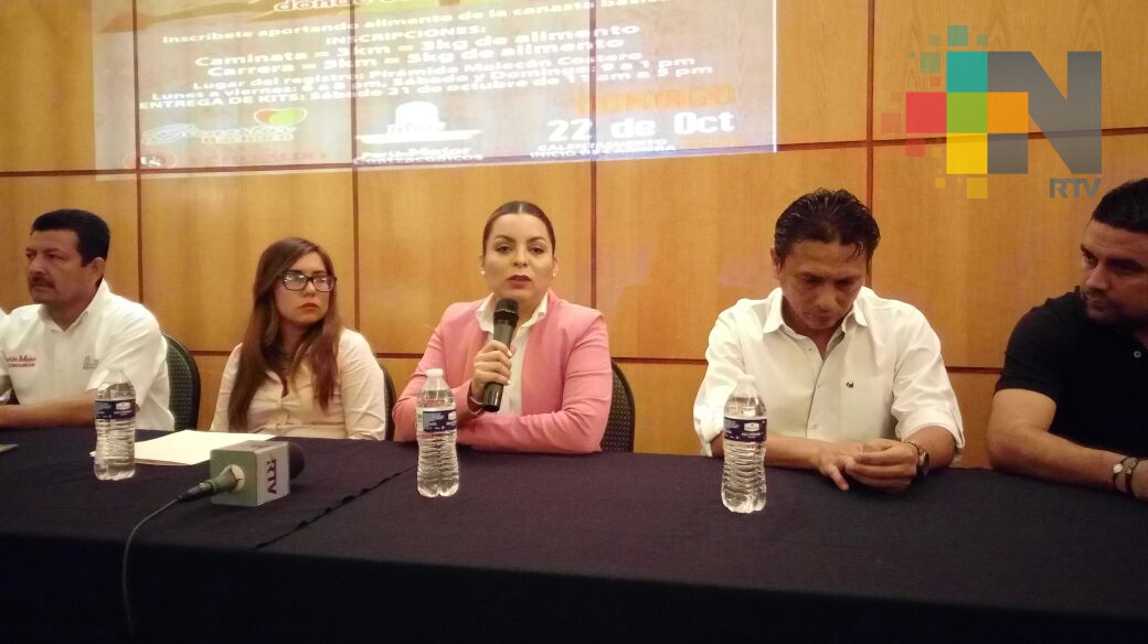 En Coatzacoalcos correrán para donar alimentos a comedores comunitarios