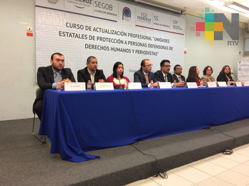Participa FGE en capacitación de servidores públicos en materia de protección a periodistas