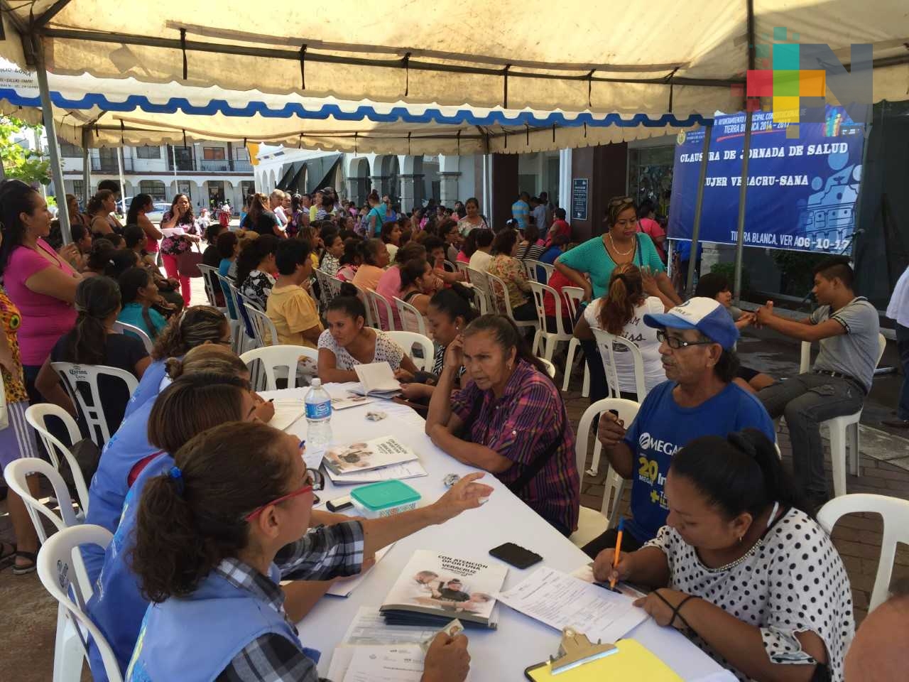 Concluye jornada de salud «Mujer Veracru-Sana» en Tierra Blanca