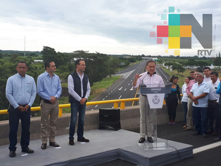 Con una inversión de 185 mdp el gobernador Yunes inaugura Libramiento de Cardel