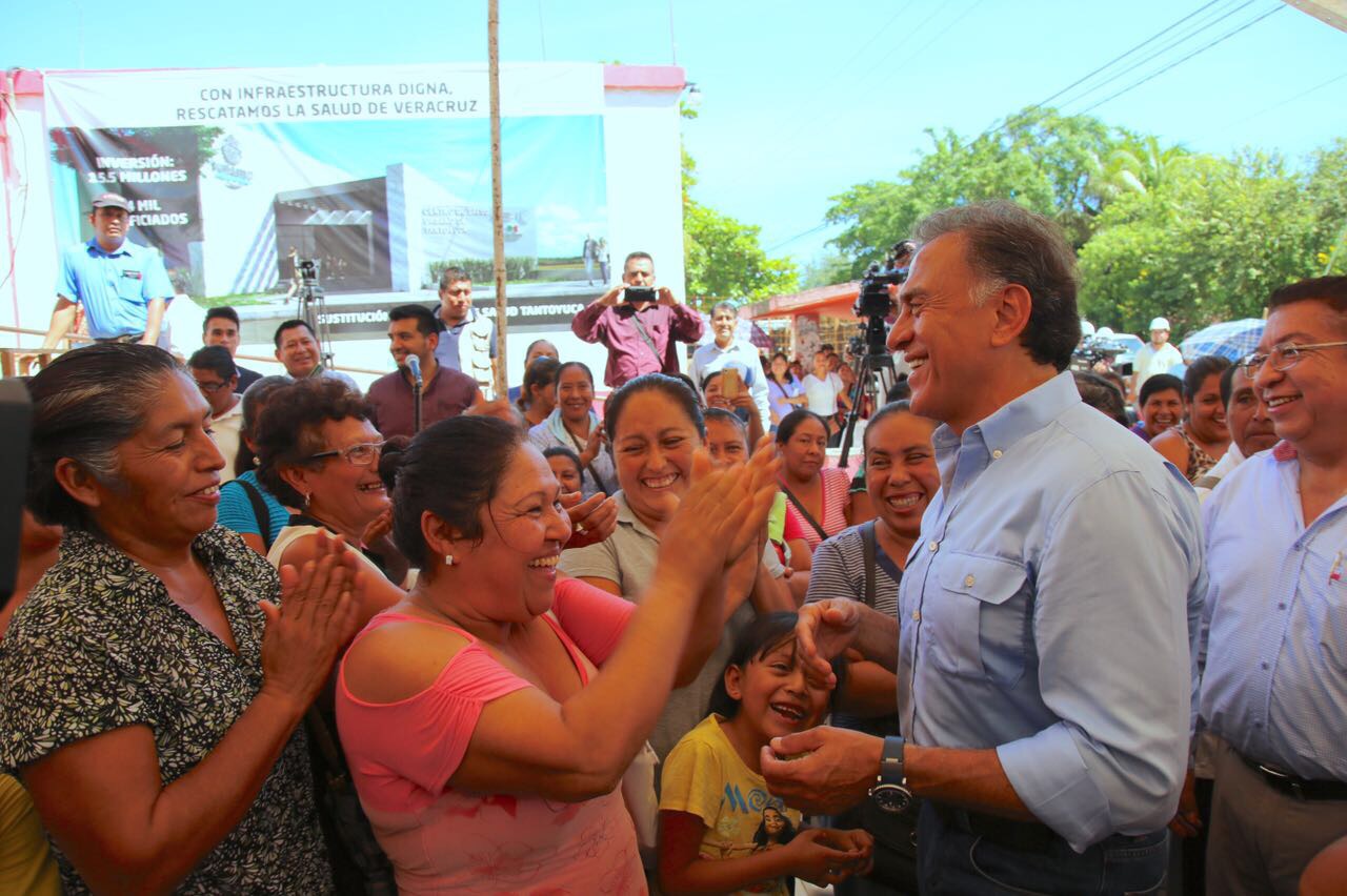 Inicia el gobernador Yunes la obra de construcción del nuevo Centro de Salud de Tantoyuca