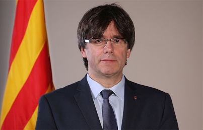 Independentistas catalanes por investir como presidente a Puigdemont