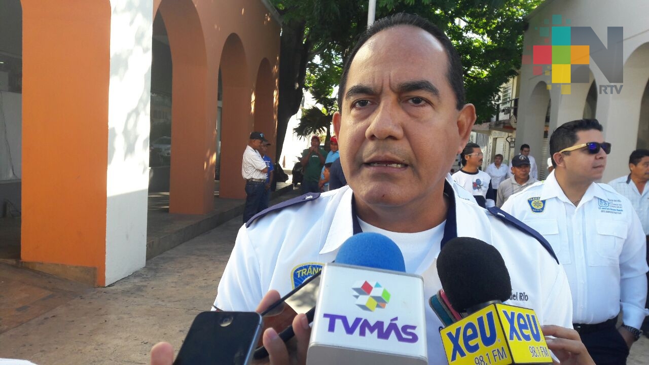 Tránsito de Boca del Río afina detalles para operativo que implementará en diciembre