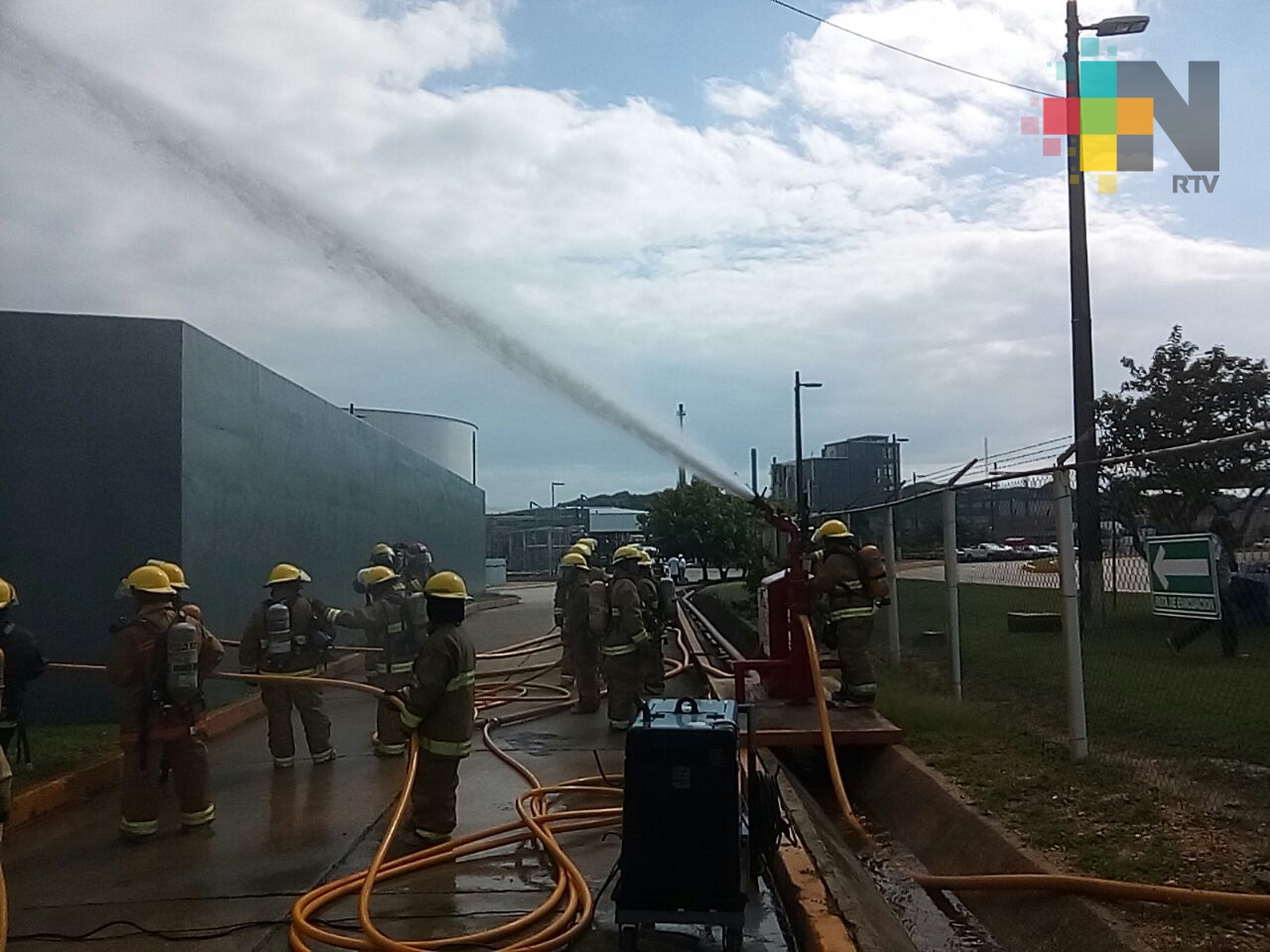 CLAM realiza simulacro en zona industrial de Coatzacoalcos
