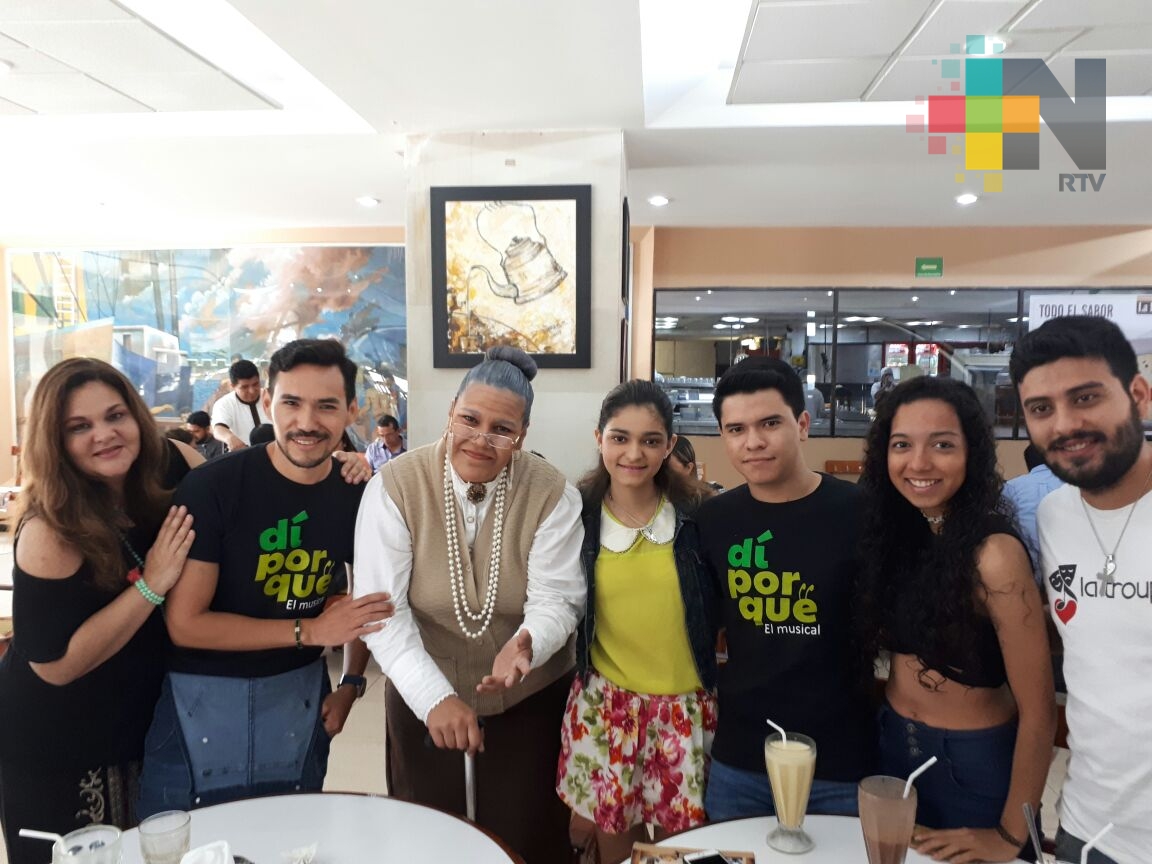 Anuncian obra de teatro “Di por qué el Musical”; participan actores veracruzanos