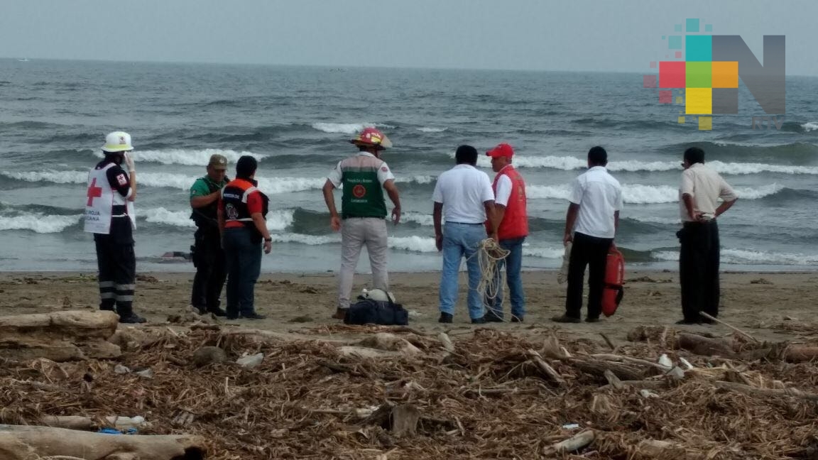 Muere hombre ahogado en playa de Coatzacoalcos