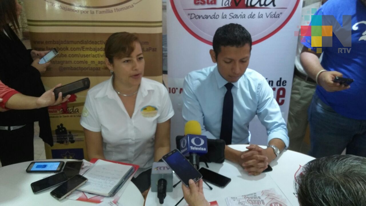 En Xalapa, Activistas por la Paz difundirán la importancia de donar sangre