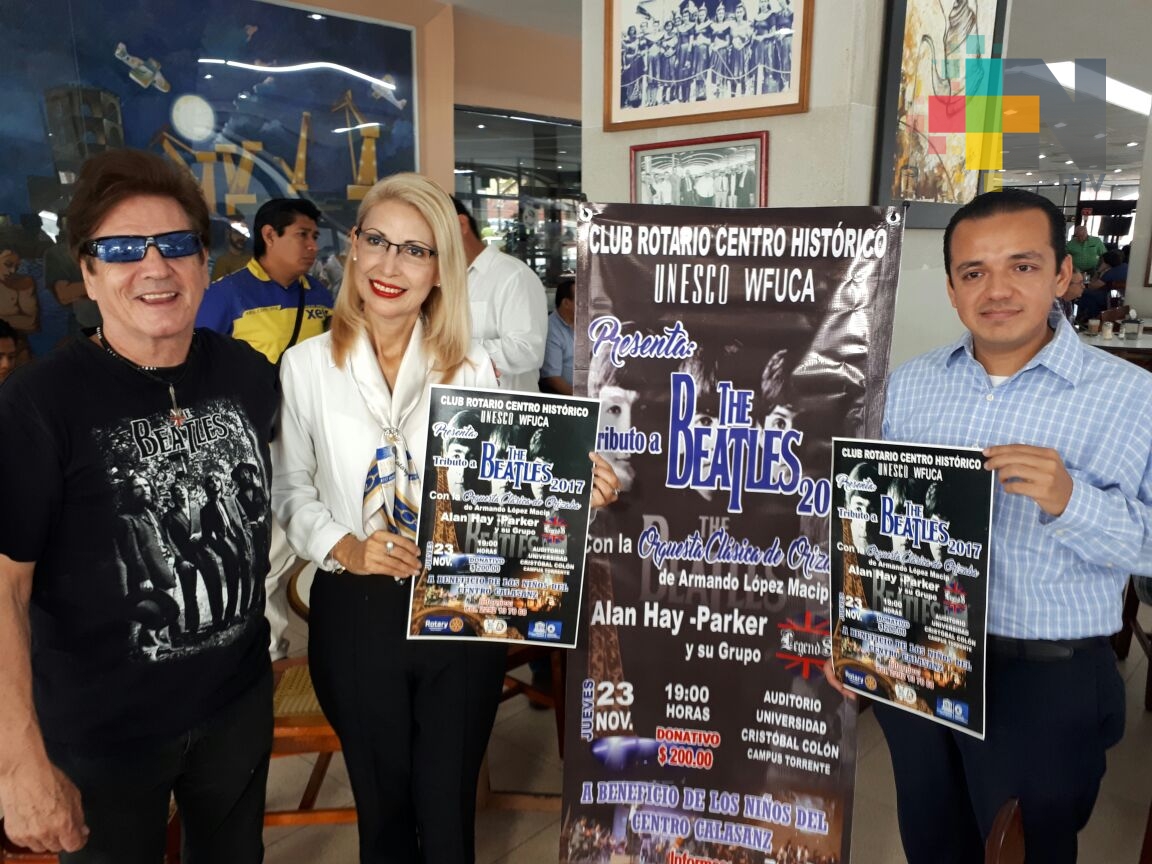 Club Rotario Centro Histórico de Veracruz organiza concierto para niños de escasos recursos