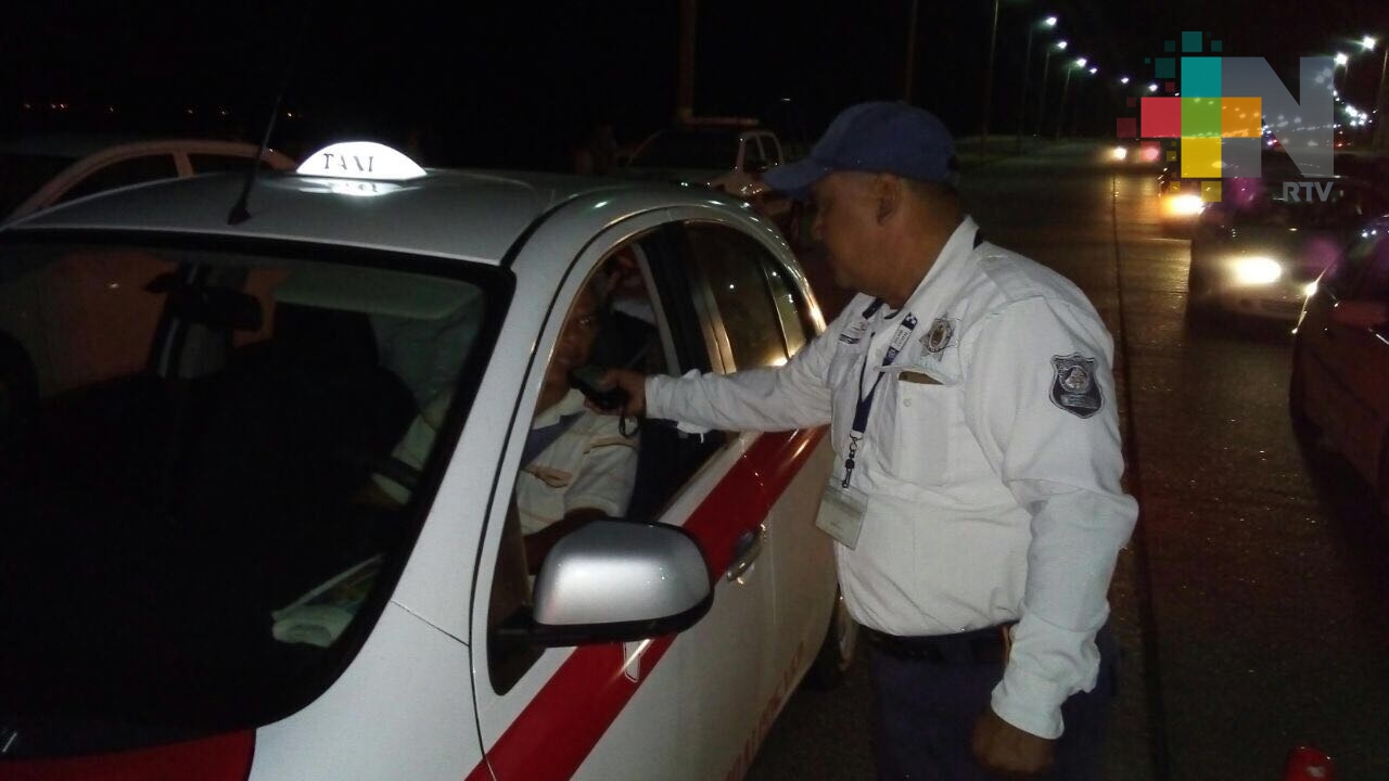 Se mantiene alcoholímetro en Coatzacoalcos