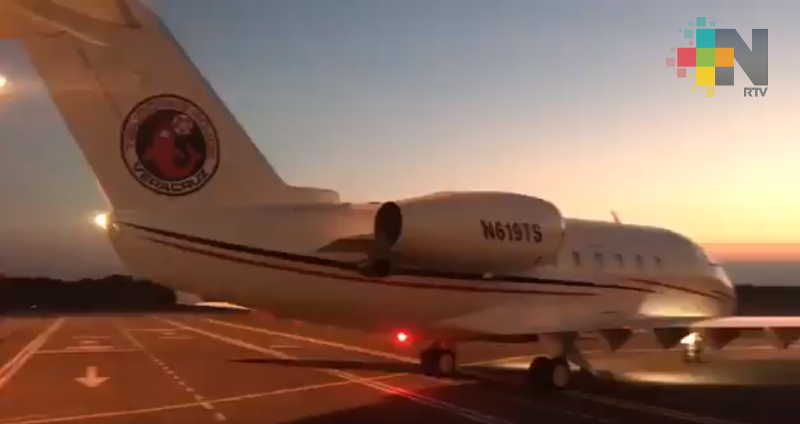 Avión de Fidel Kuri presentó fallas al despegar con diputados a bordo, en Cancún