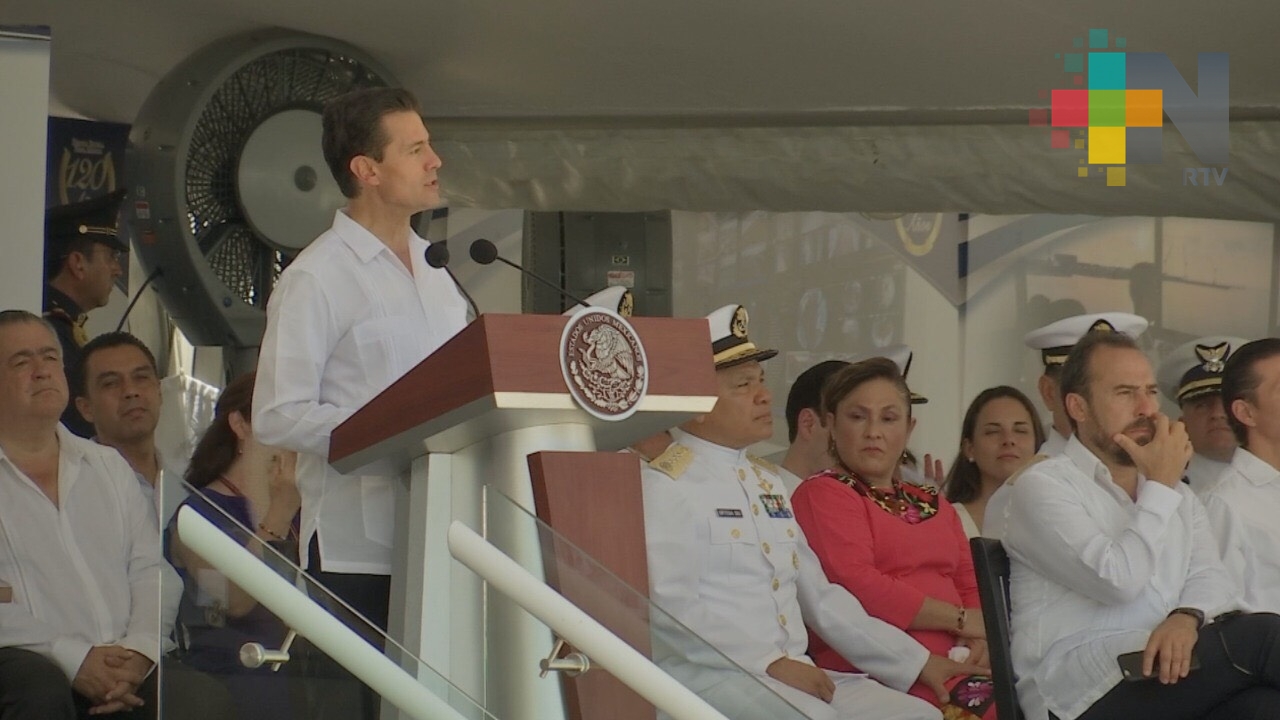 Encabezará el presidente Peña Nieto ceremonia de vestimento del ex buque destructor Comodoro Manuel Azueta