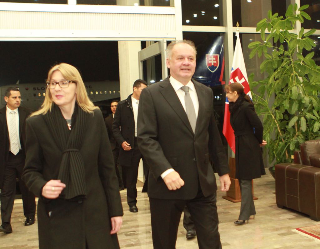 Presidente de la república eslovaca Andrej Kiska realiza una visita de Estado a México