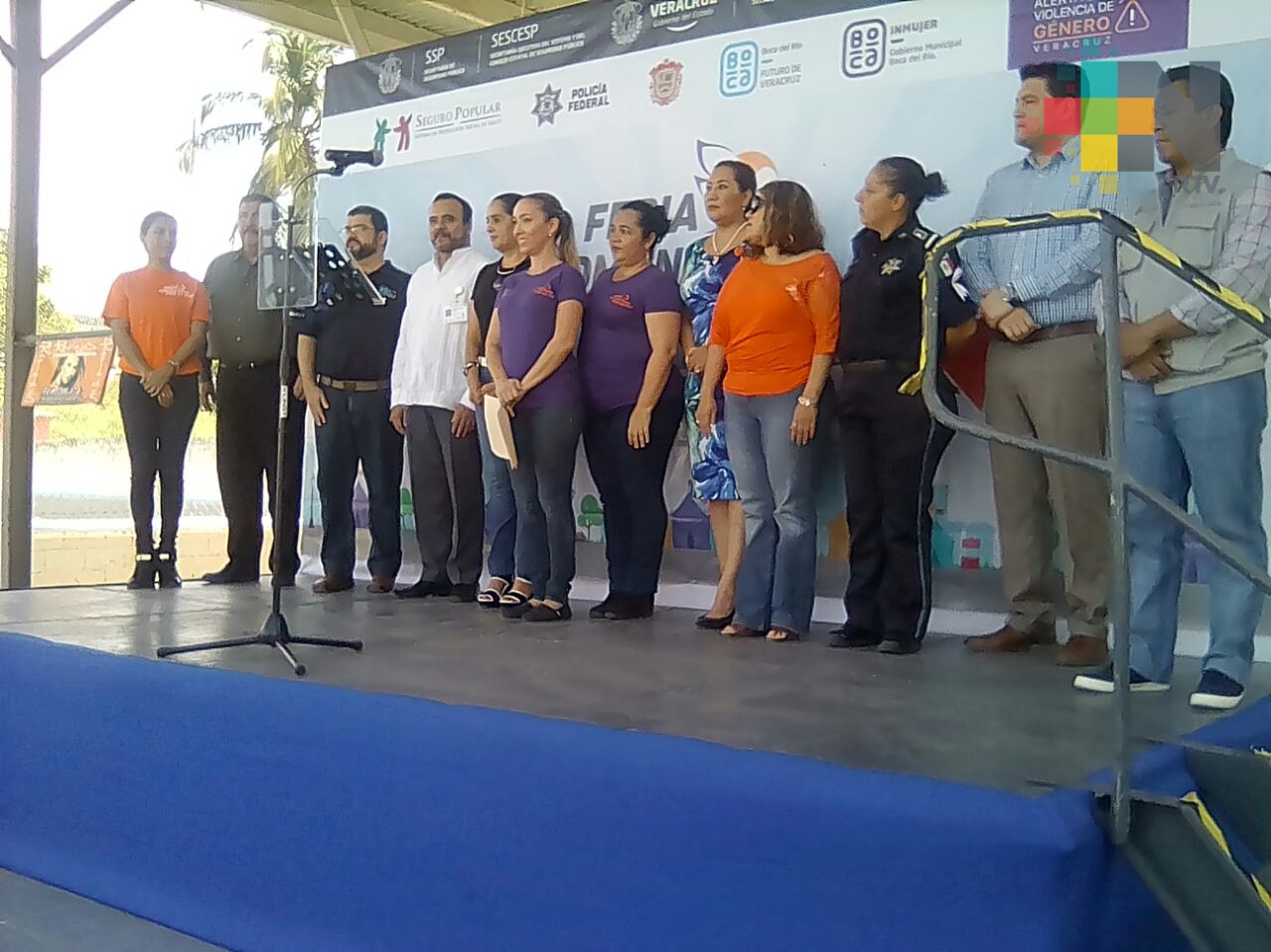 Realizan Feria Comunitaria por la Paz en Boca del Río