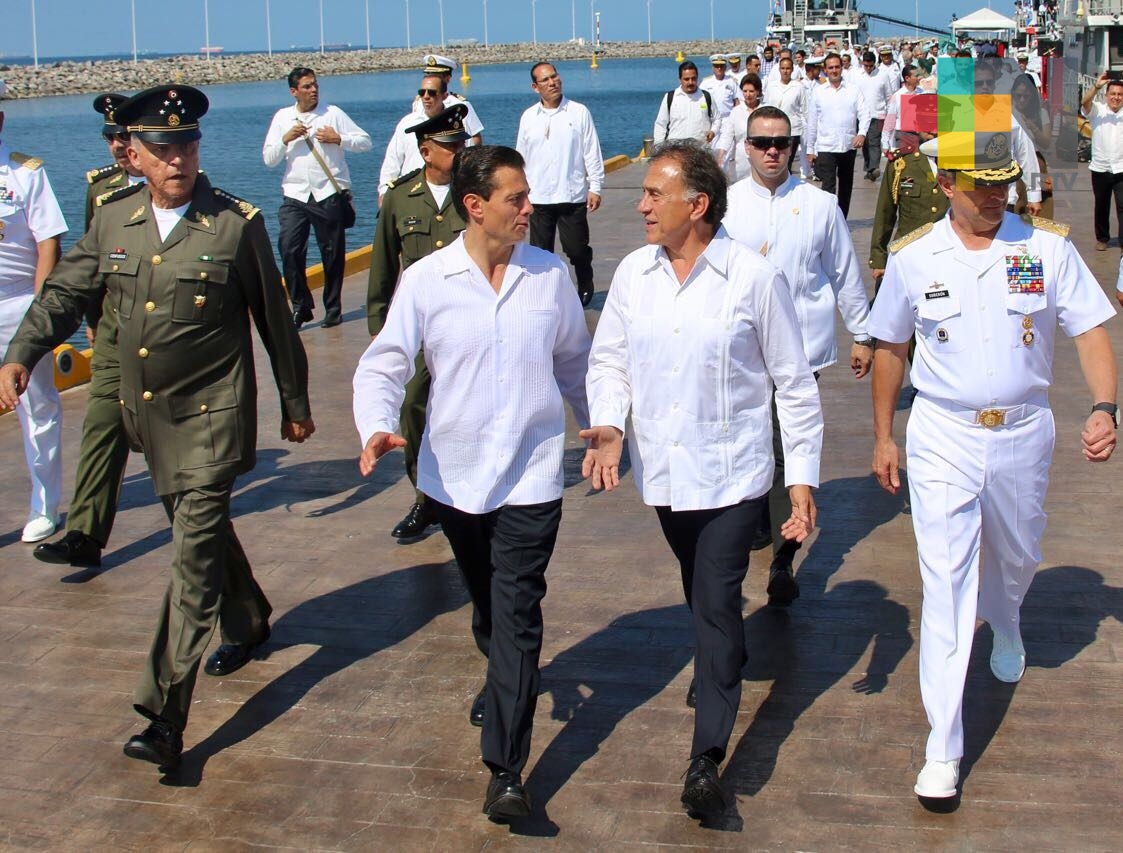 La Policía Naval y la Policía Militar se quedarán en Veracruz hasta concluir mi administración: Gobernador Yunes
