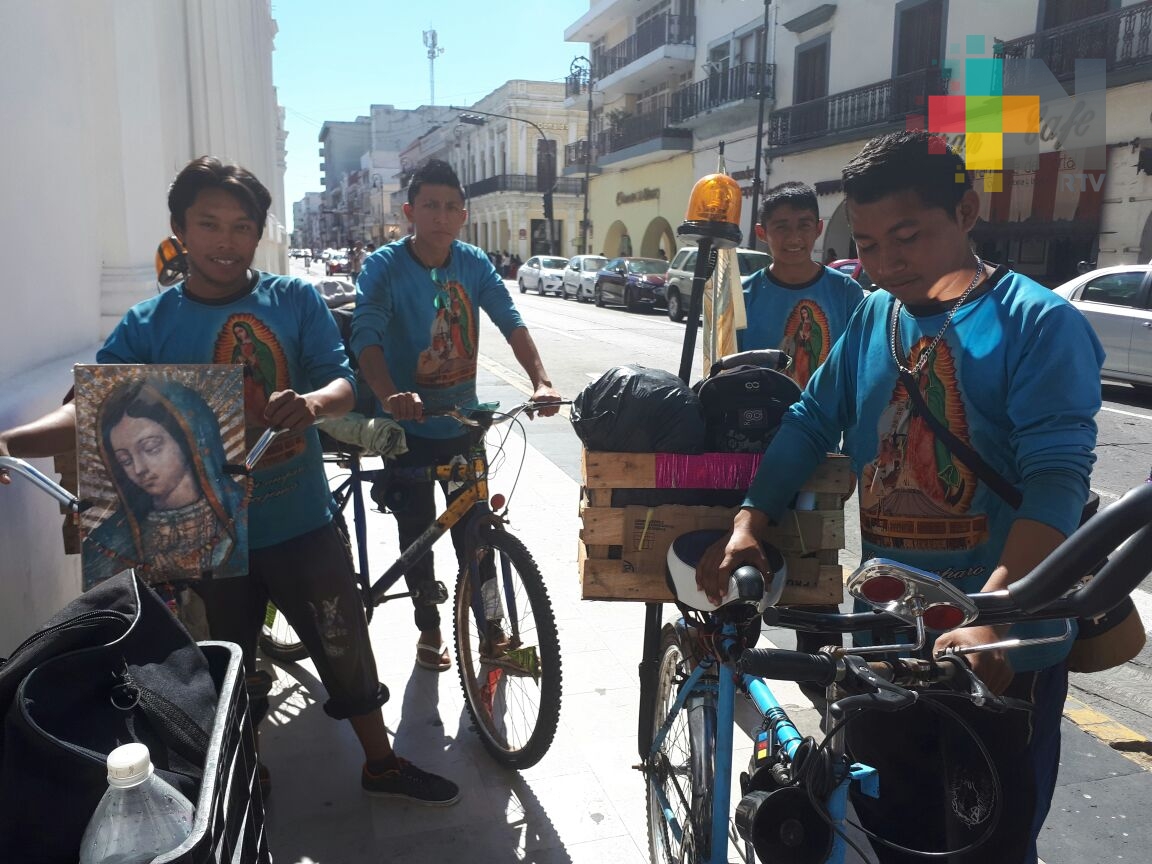 Llegaron los primeros peregrinos a la ciudad de Veracruz