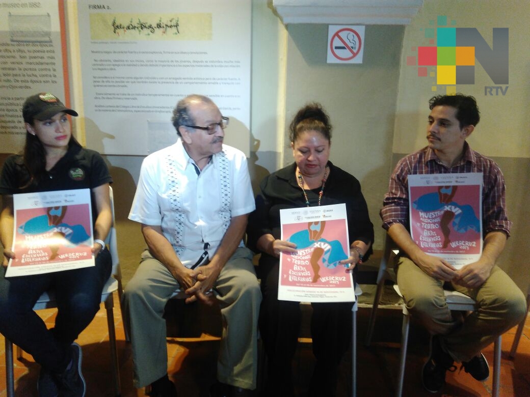Invitan a la XVI muestra regional de Teatro, Artes Escénicas y Literarias de Veracruz