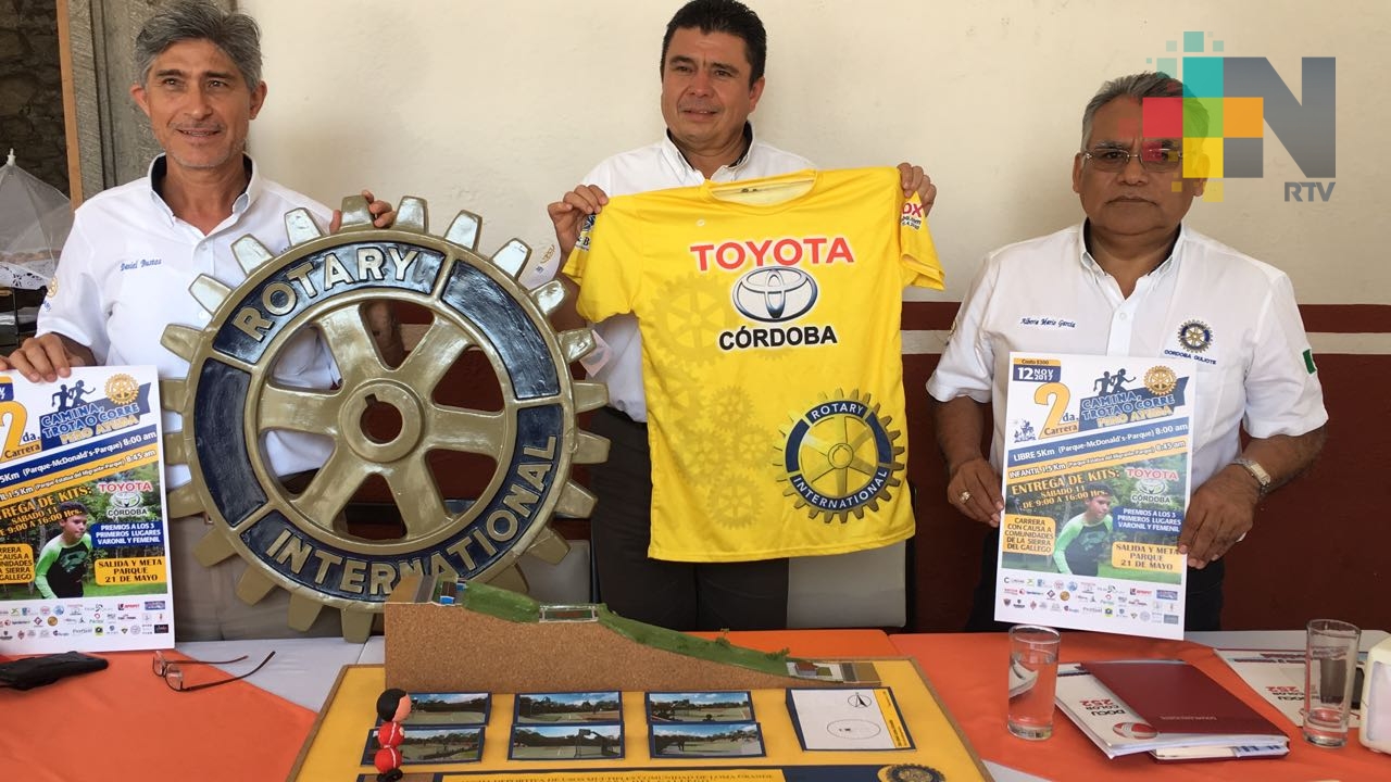 Club Rotario Córdoba Quijote invita a la segunda carrera “Camina, Trota o Corre pero ayuda”