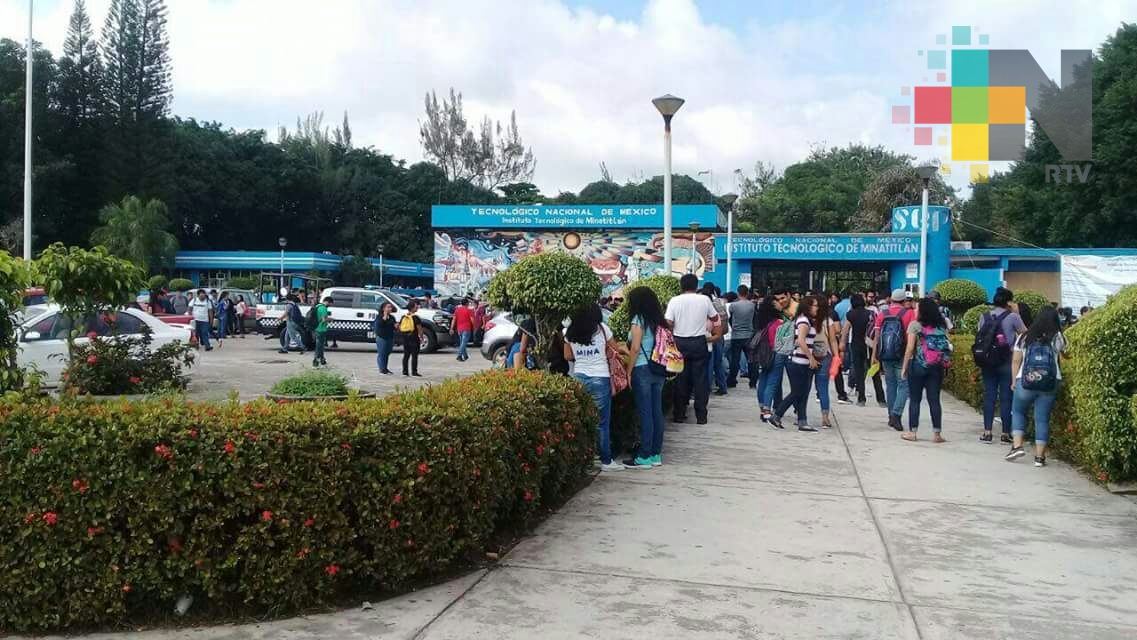 Amenaza de bomba en el Tecnológico de Minatitlán provoca desalojo