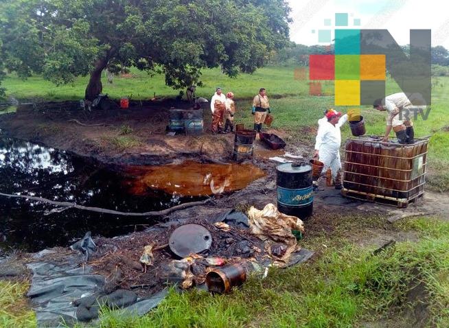 Finalizan trabajos de limpieza en el arroyo «El Control» del municipio de Las Choapas