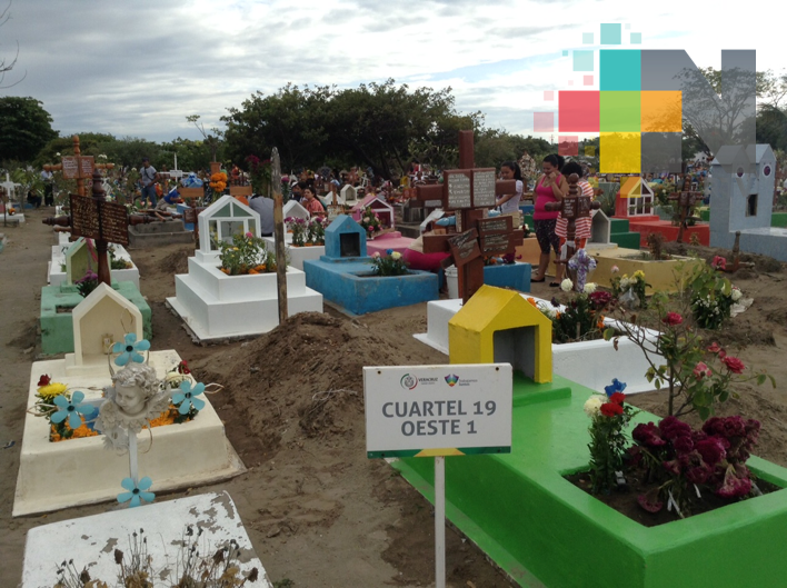 Saldo blanco en panteones de la ciudad de Veracruz