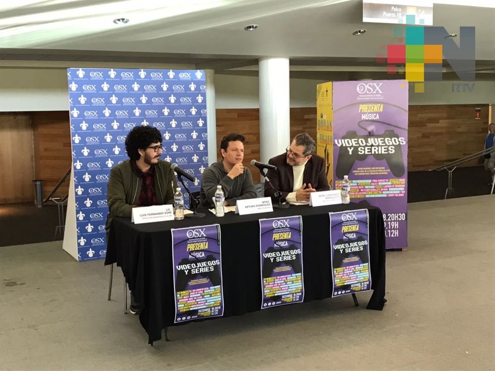 OSX ofrecerá concierto videojuegos y series en la sala Tlaqná