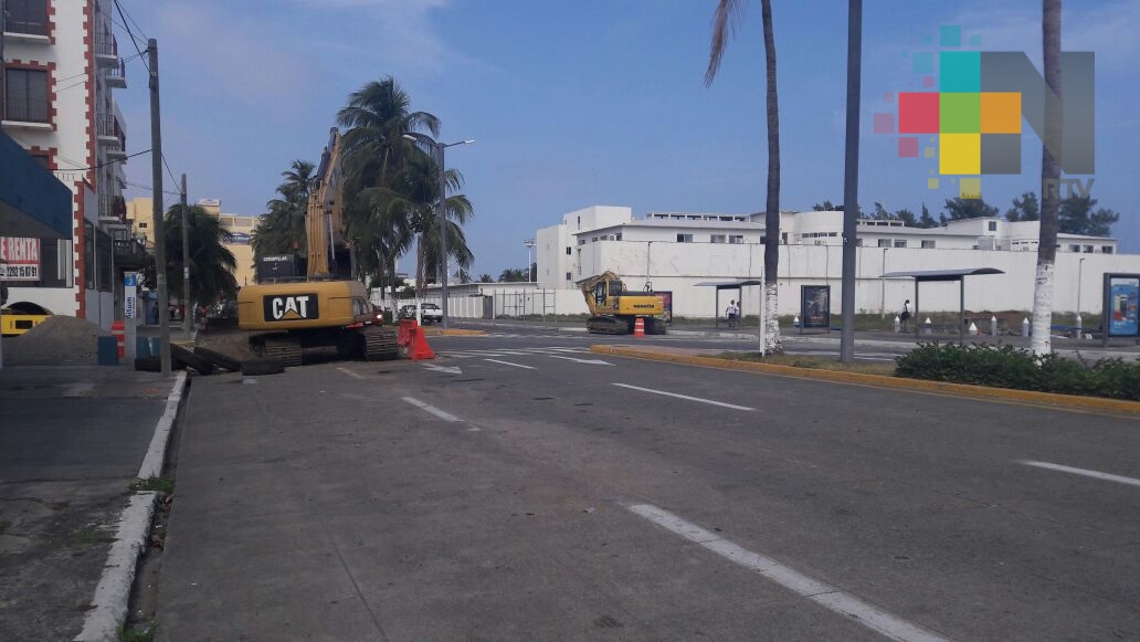 Suspenderán trabajos de rehabilitación en bulevar Ávila Camacho de Veracruz