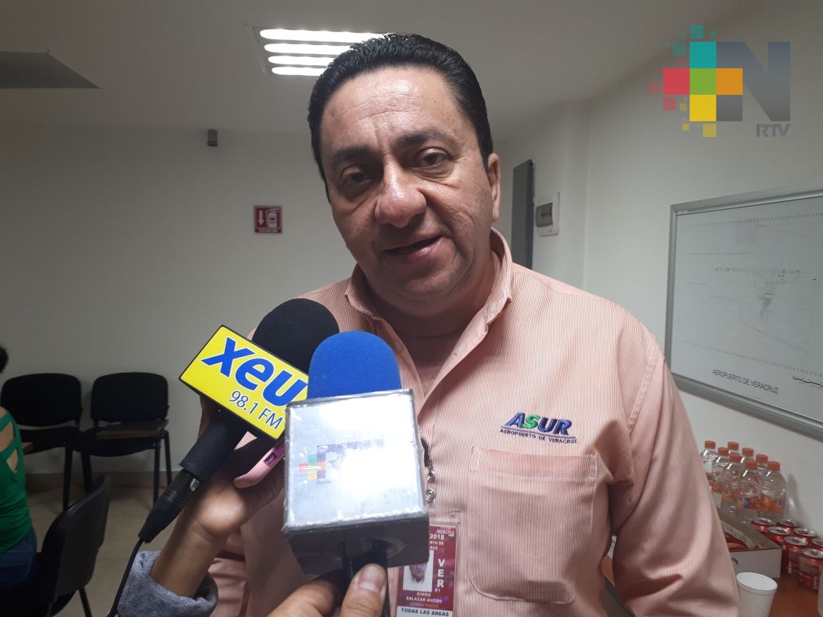 Aeropuerto de Veracruz prevé cerrar el año con más de un millón de pasajeros movidos