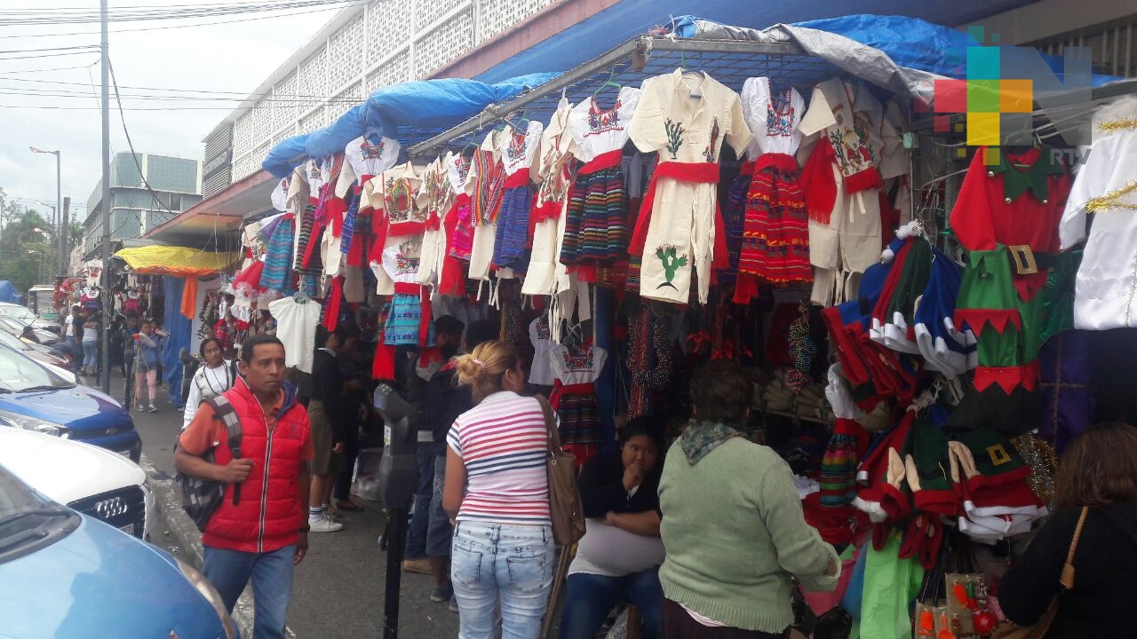 Comerciantes en Veracruz sin ventas esperadas por Día de la Virgen de Guadalupe