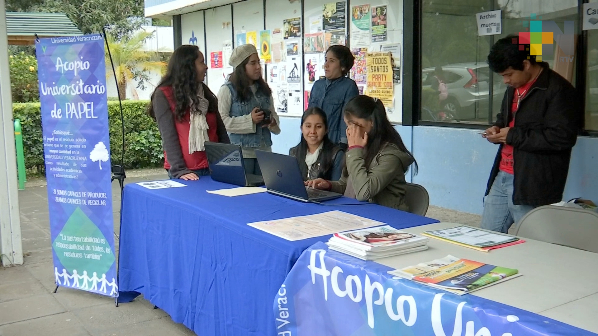 Realiza UV acopio de papel
