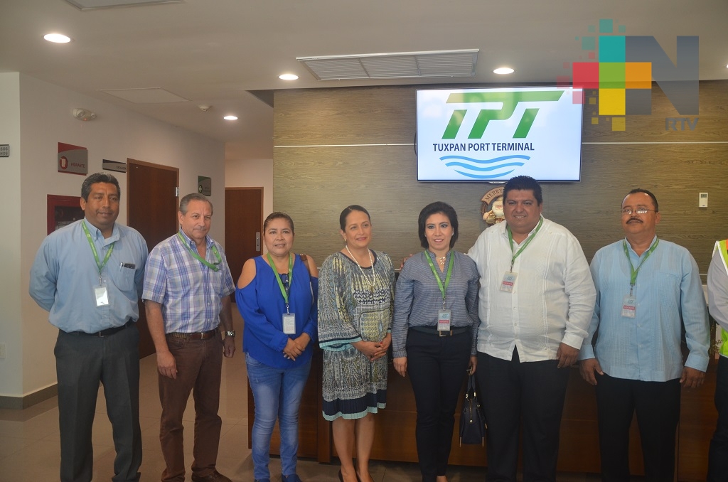 Presidente municipal electo de Tuxpan se reúne con directivos del Tuxpan Port Terminal