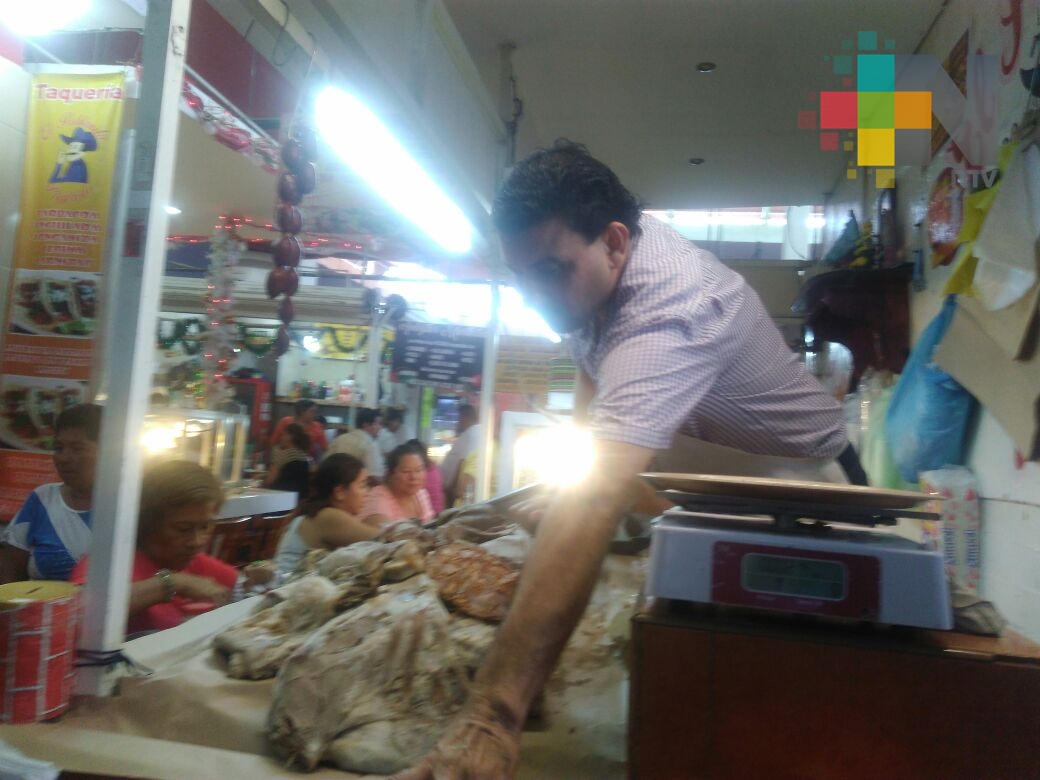 Mercado Hidalgo de Veracruz reporta disminución en ventas