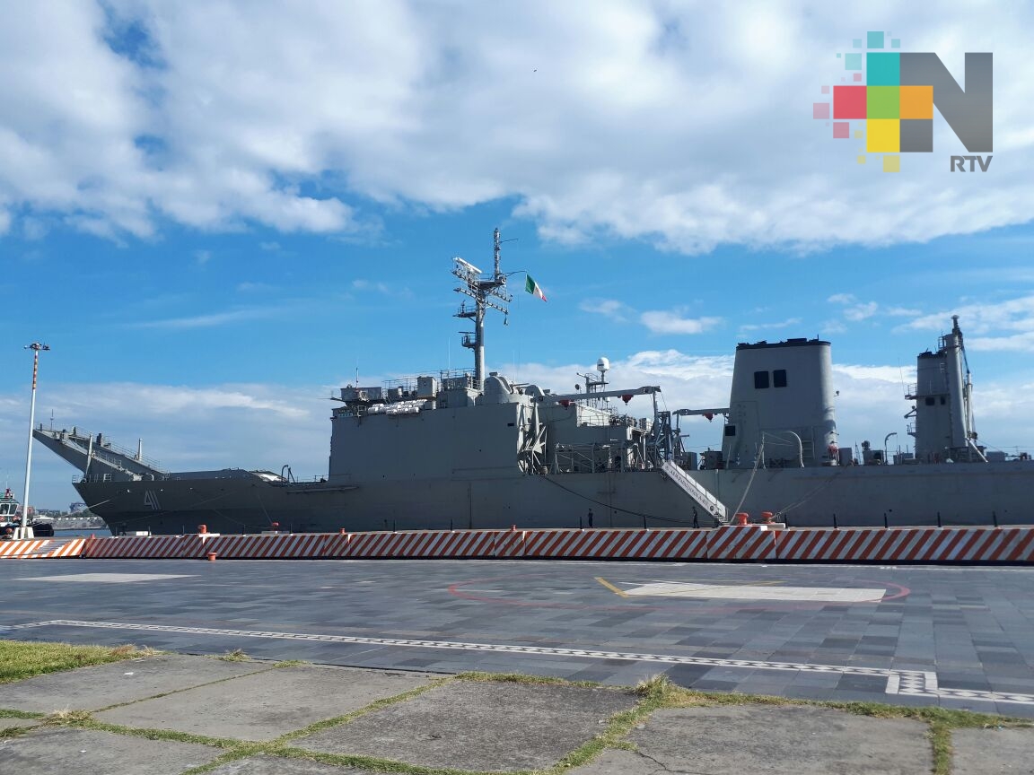 Buque Papaloapan arribó al puerto de Veracruz