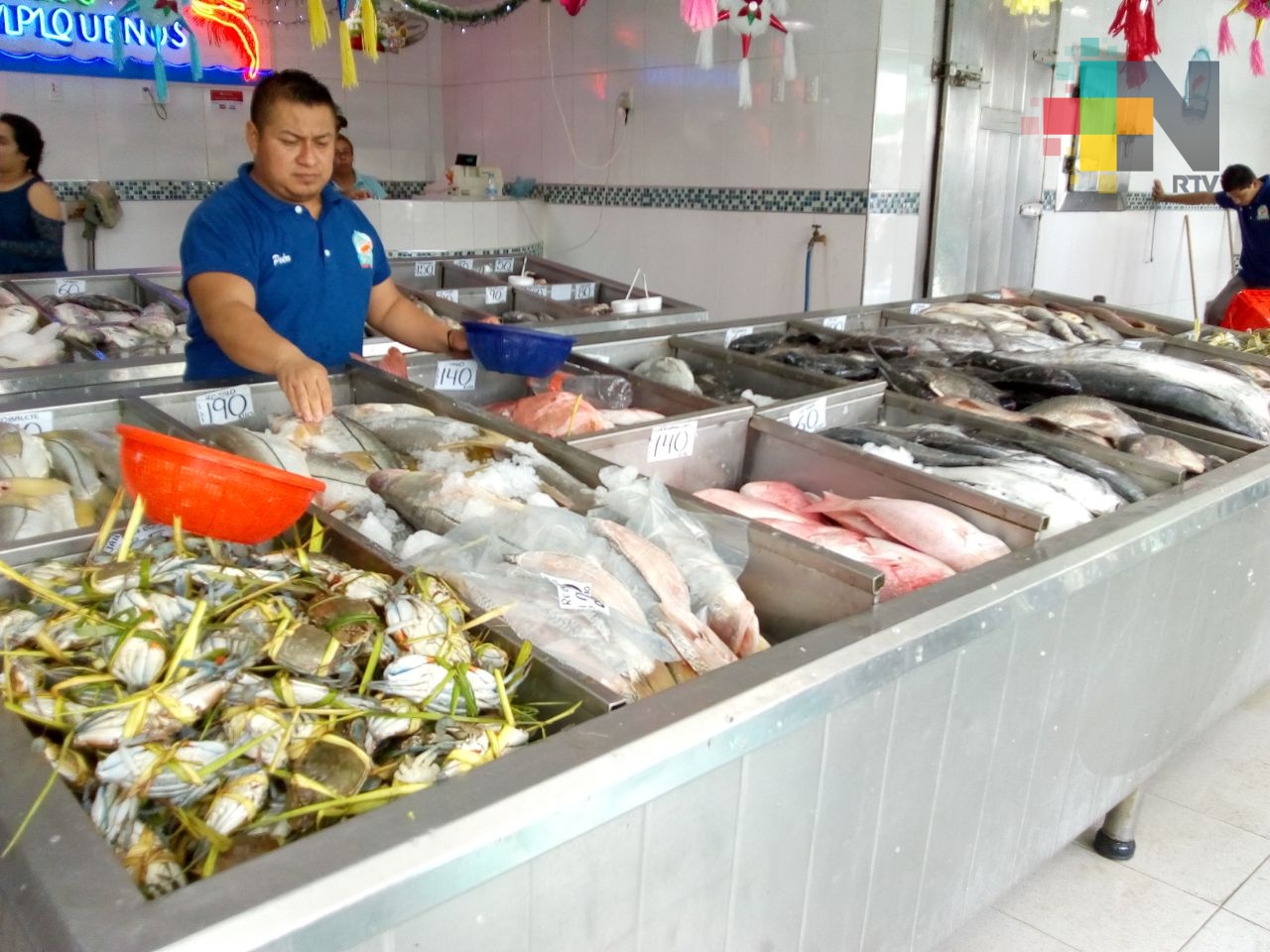 Se registra repunte de ventas en pescaderías del puerto de Veracruz
