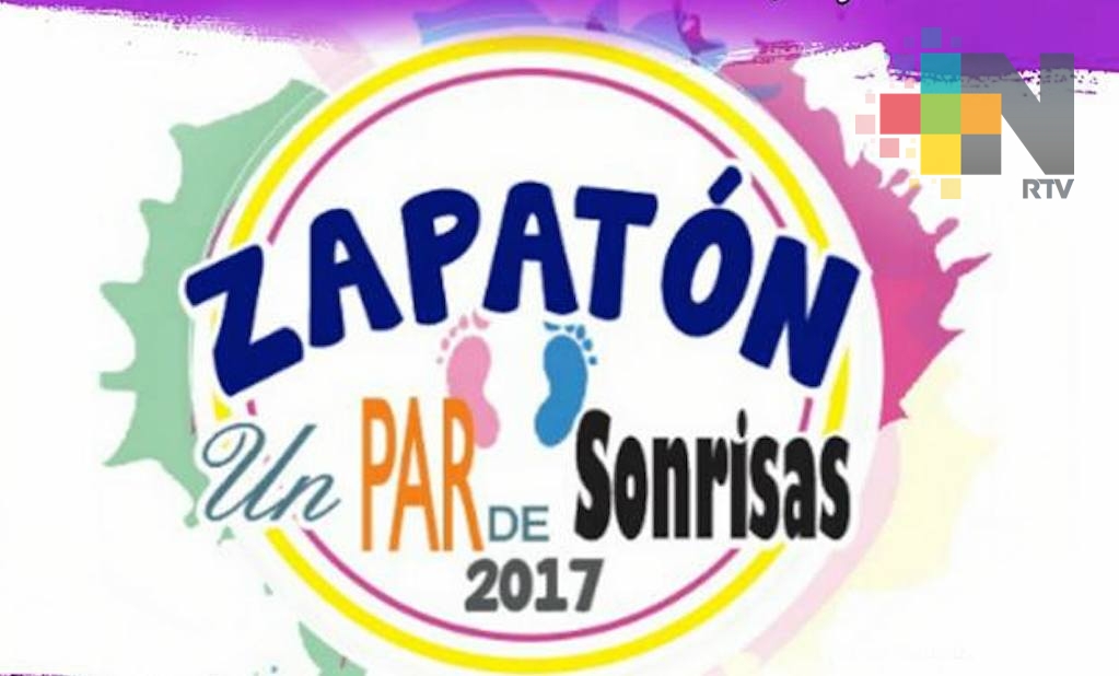 Realizan Zapatón para personas de escasos recursos