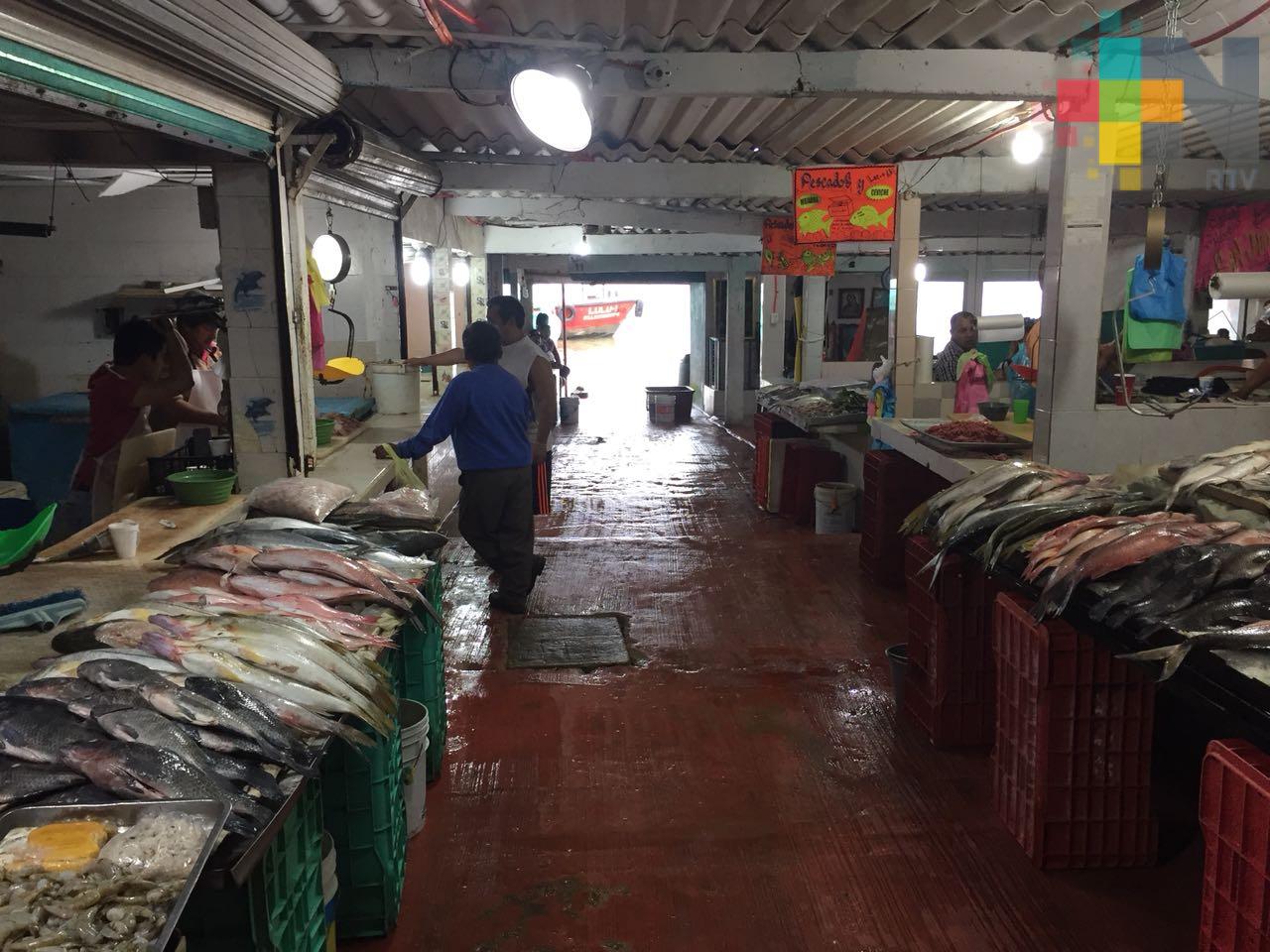 Mercado de mariscos de Coatzacoalcos se encuentra en crisis